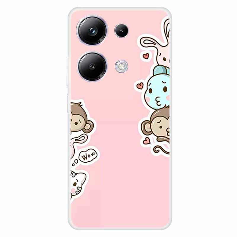 For Xiaomi Redmi Note 13 Pro 4G / Poco M6 Pro 4G Case Pattern Printing Soft TPU Phone Shell For Xiaomi Redmi Note 13 Pro 4G / Poco M6 Pro 4G Case Pattern Printing Soft TPU Phone Shell